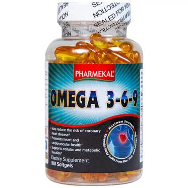Viên uống dầu cá Omega 3-6-9 Pharmekal hỗ trợ giảm nguy cơ xơ vữa động mạch (100 viên)