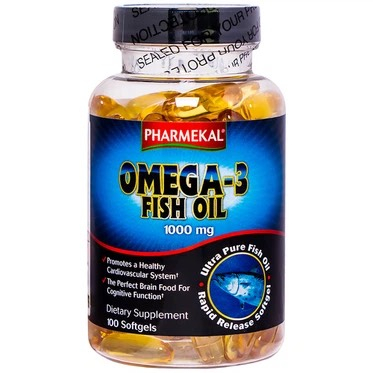 Dầu cá Omega-3 Fish Oil 1000mg Pharmekal giúp sáng mắt (100 viên)